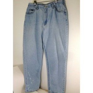 Vintage Authentic Riders Womens Blue Jeans Mom Style Size 32-33 / 27.5 Worn In